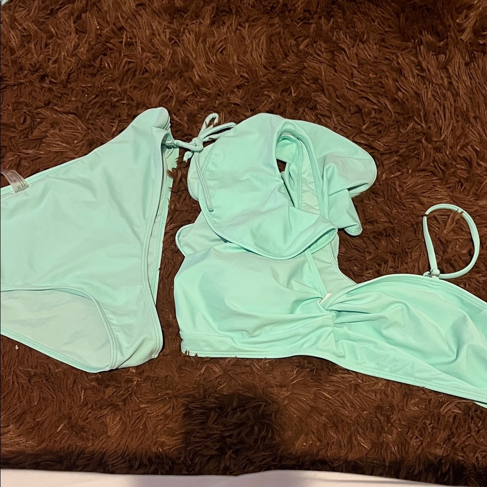 Mint Green Bikini Set